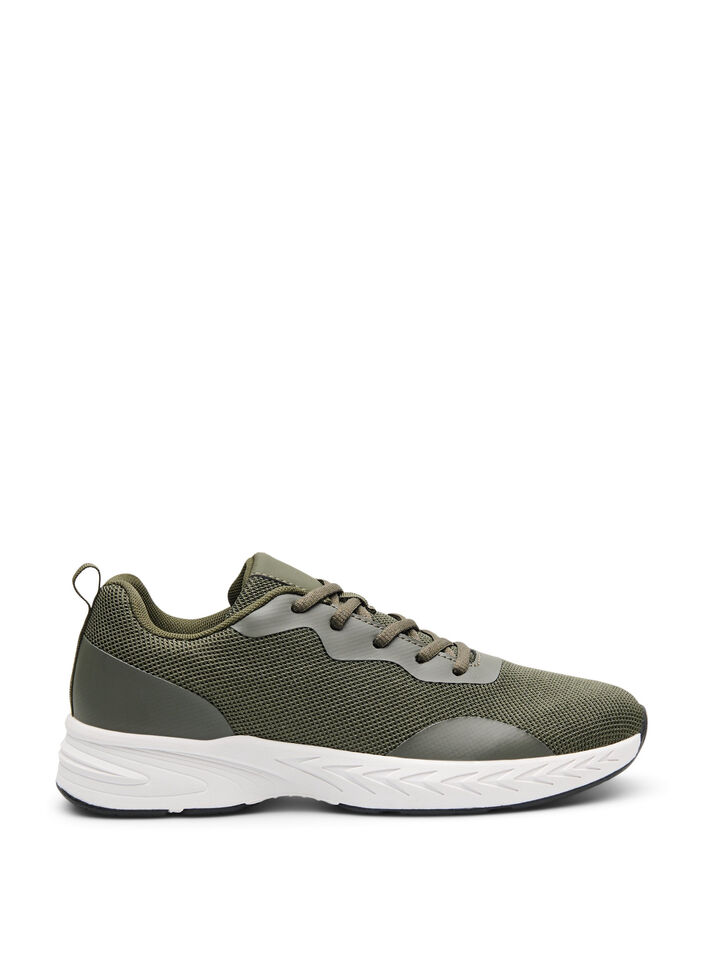 Wide fit - Mesh sneakers, Forest Night, Packshot