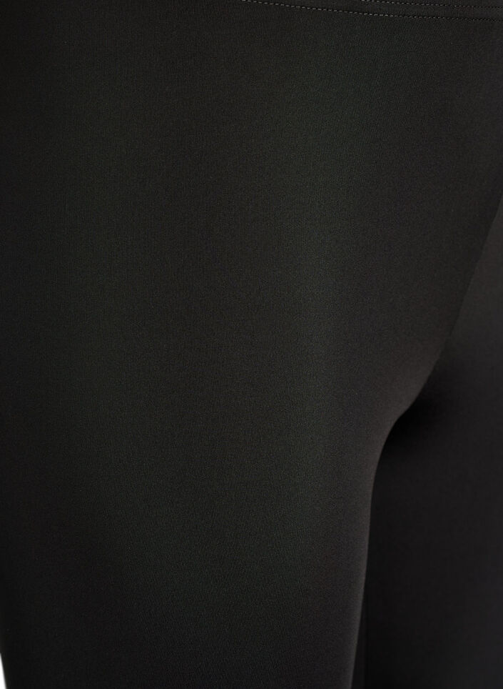 2-pakning 3/4-lengde leggings, Svart, Packshot image number 3