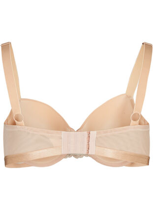 Zizzi Formstøpt BH med netting, Beige, Packshot image number 1