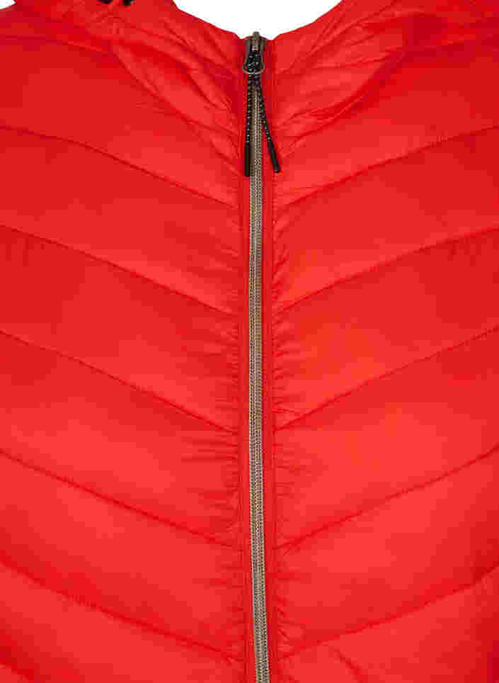 Lettvektsjakke med hette, Fiery Red, Packshot image number 2