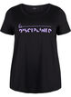 Trenings-t-skjorte med trykk, Black w. Disciplined, Packshot image number 0