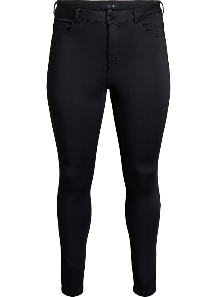 Stay Black Amy jeans med høy midje, Svart, Packshot image number 0