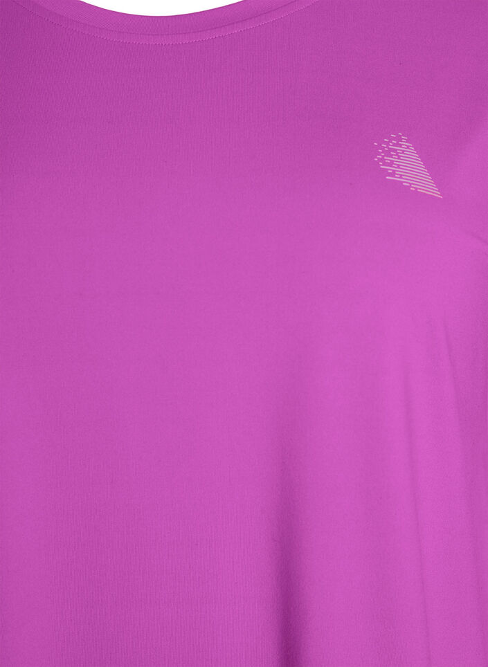 Ensfarget trenings-T-skjorte, Purple Cactus Flower, Packshot