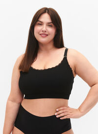 Amme-bh i ribbekvalitet, Black, Model