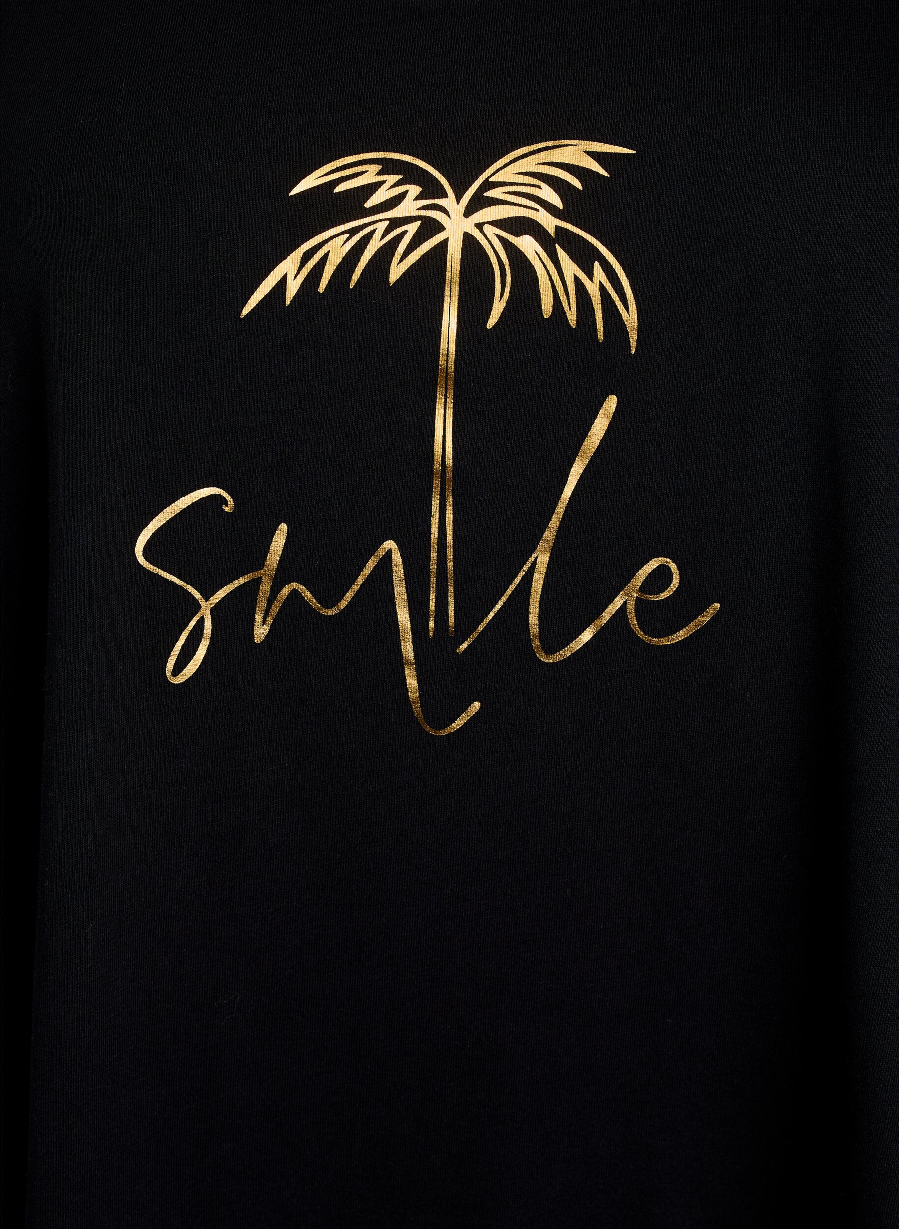 ZizziErmel&oslash;s A-linje kjole, Svart, Packshot image number 2