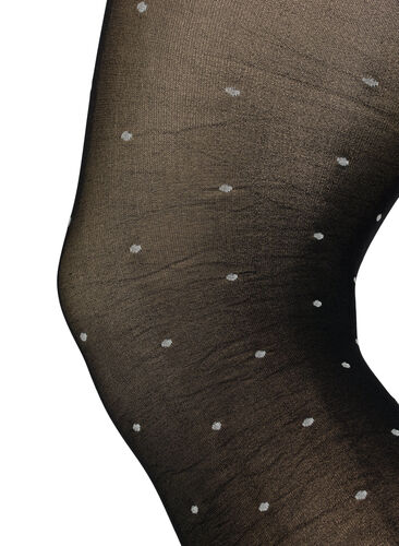 70 denier strømper med prikker, Black w. Dot, Packshot image number 2