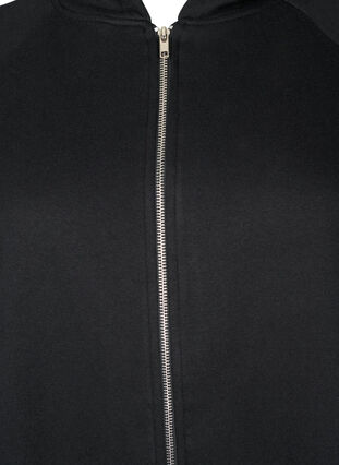Zizzi Genser med hette, Black, Packshot image number 2