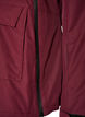 Funksjonell ski-anorakk med hette, R&oslash;d, Packshot image number 3