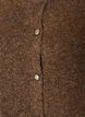 Strikket cardigan med korte ermer, Brun, Packshot image number 2