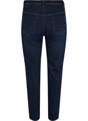 Regular fit Gemma jeans med høyt liv, Dark blue, Packshot image number 1
