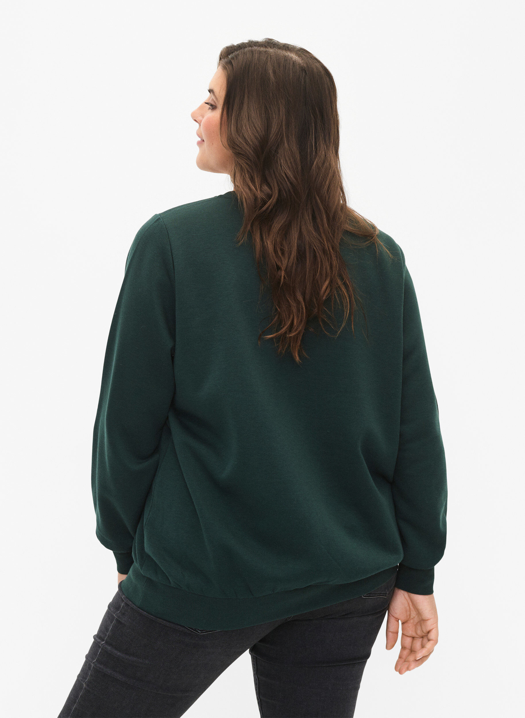 Zizzi Julegenser, Scarab SWEATER, Model image number 1