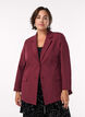 Klassisk blazer med knappelukking, R&oslash;d, Model image number 0