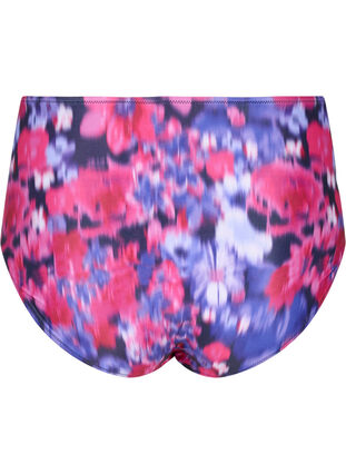 Bikinitruse med trykk og høy midje, Pink Flower AOP, Packshot image number 1