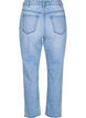 Mille Mom fit jeans med distressed detaljer, Light Blue Denim, Packshot image number 1