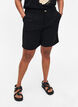 Bermudashorts med høy midje, Black, Model image number 2