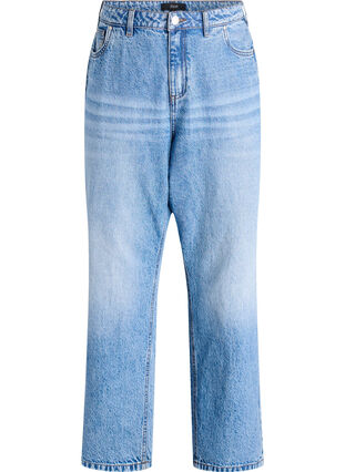 Zizzi Jeans med straight fit og høy midje, L.B.Denim, Packshot image number 0