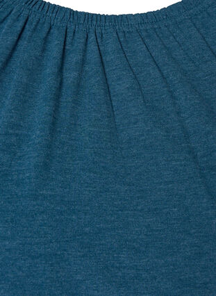 Stripete bluse med 3/4 ermer, Legion Blue Mel., Packshot image number 2