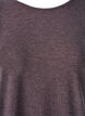 Jersey bluse med 3/4 ermer, Brun, Packshot image number 2