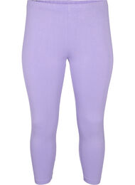 Basic 3/4-length viskosetights, Violet Tulip