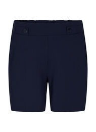 Shorts med lommer og l&oslash;s passform, Bl&aring;