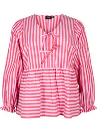 Bluse med striper og sløyfer, Salsa Wide StripeAOP