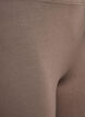 Basis 3/4 leggings i viskose, Brun, Packshot image number 2