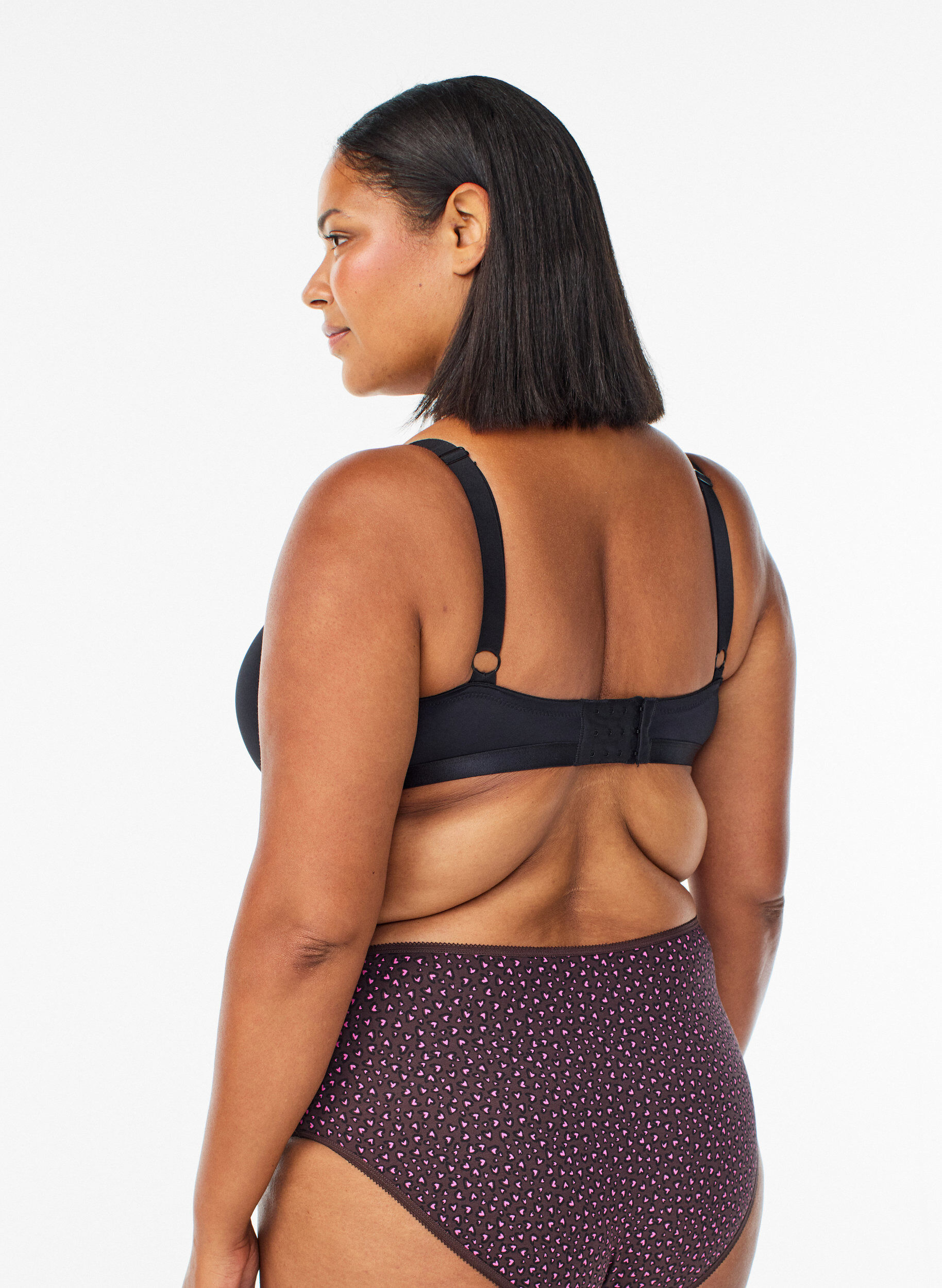 Zizzi7-pakning med truser med regular waist, Rosa, Model image number 1