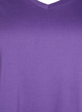 Kortermet T-skjorte med A-form, Deep Lavender, Packshot image number 2