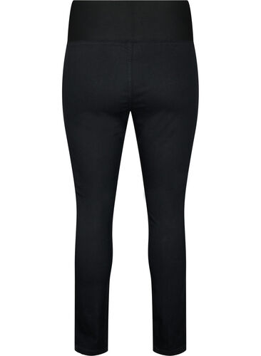 FLASH - Jeggings med bred strikk i midjen, Black, Packshot image number 1