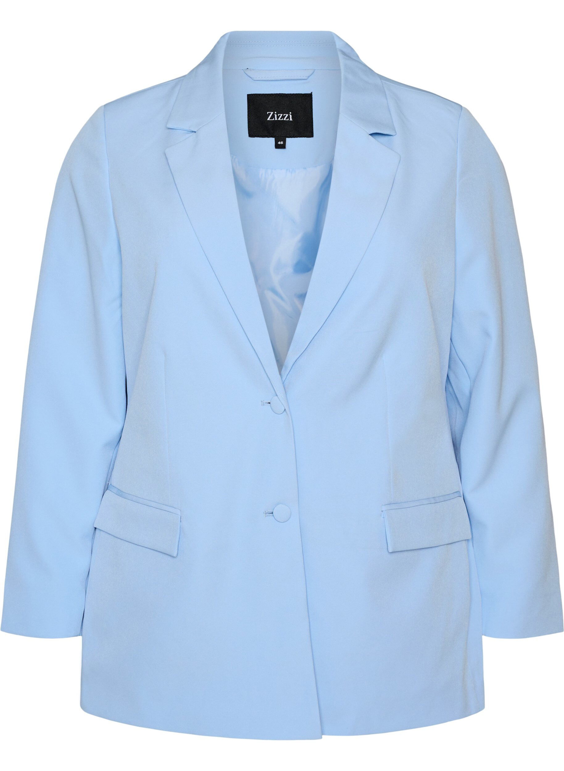 Klassisk blazer med knappelukking