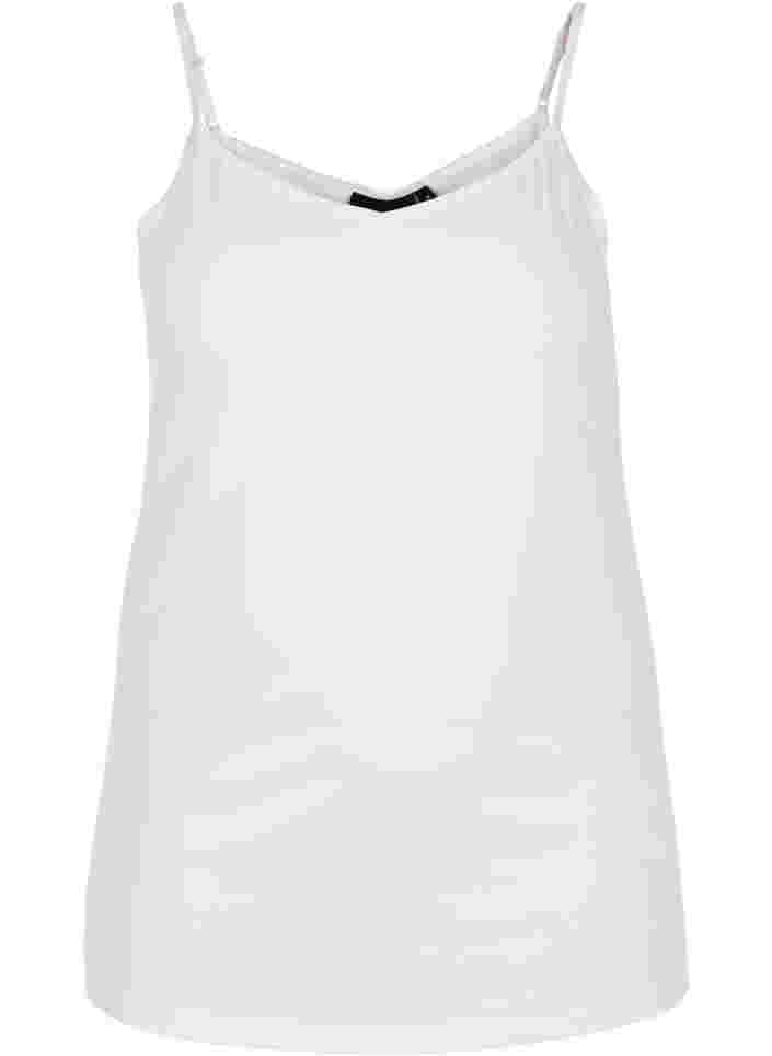 Basis stropptopp, Bright White, Packshot image number 0