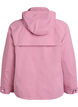 Kort v&aring;rjakke med avtagbar hette, Rosa, Packshot image number 1
