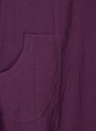 Kjole med lommer, Dark Purple, Packshot image number 3
