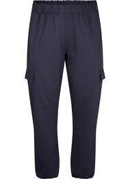 Joggebukse med cargo-lommer, Ombre Blue