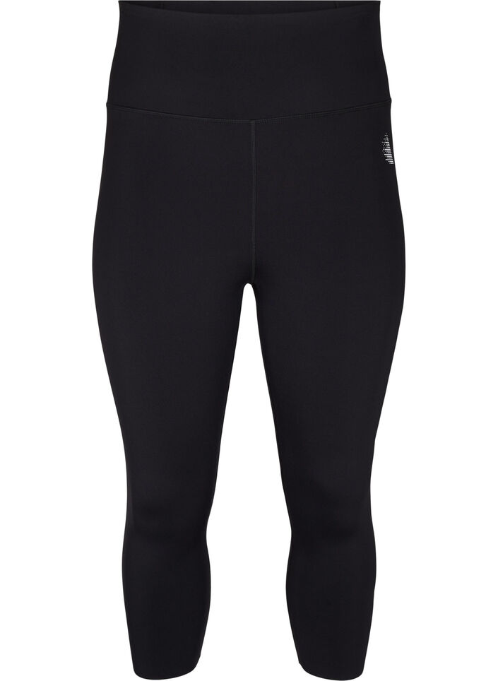 CORE, SUPER TENSION TIGHTS - 3/4 treningstights med lomme, Black, Packshot image number 0