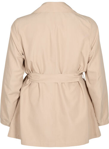 Trenchcoat med belte og lommer, Nomad, Packshot image number 1