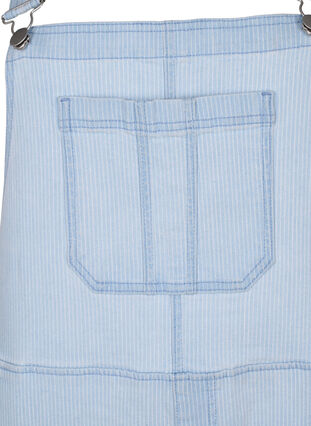 Zizzi Striped denim snekkerbukser, L. Blue Denim Stripe, Packshot image number 2