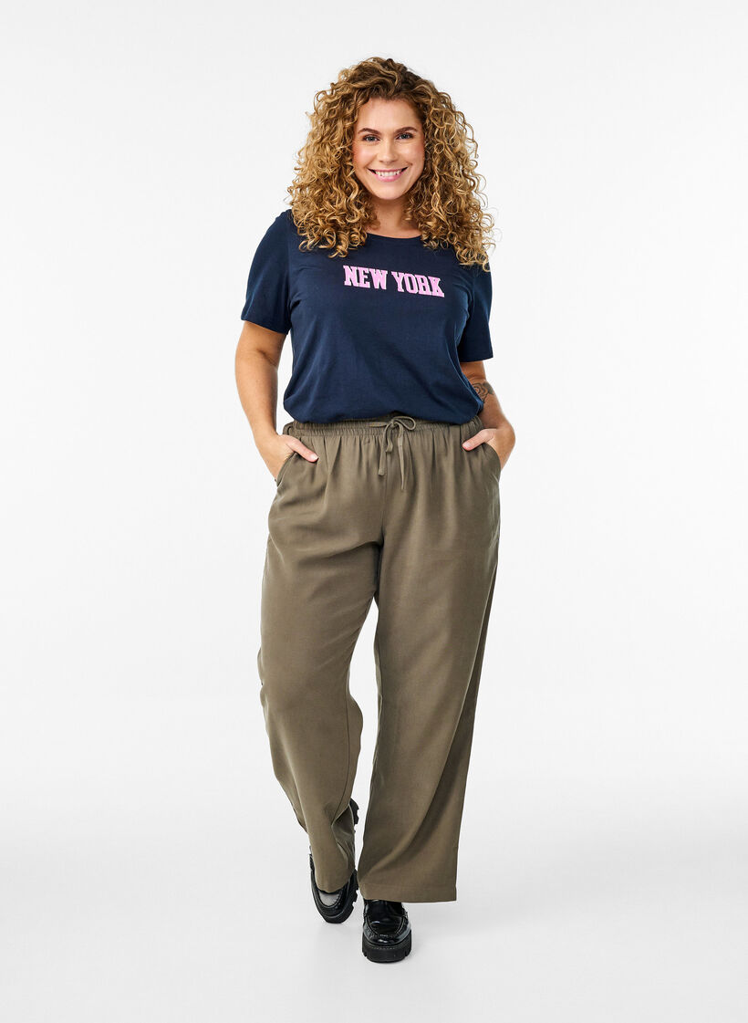 FLASH - T-skjorte med motiv, Blå, Model image number 1