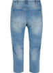 7/8-lengde jeans med rå kanter og høyt liv, Blå, Packshot image number 1