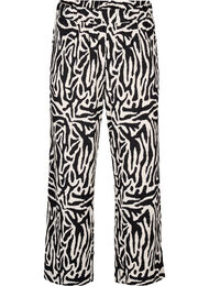 Bukser med sebramønster, Black w. White Zebra