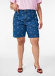 Broderte denimshorts, Bl&aring;, Model image number 3