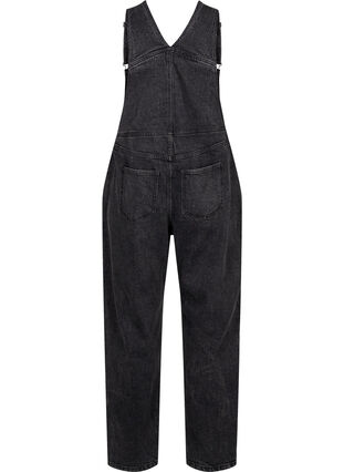 Zizzi Denimoveraller, Dark Grey Denim, Packshot image number 1