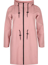 FLASH - Vannavvisende parkas med hette, Ash Rose