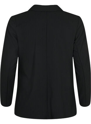 Zizzi Blazer med lommer, Black, Packshot image number 1