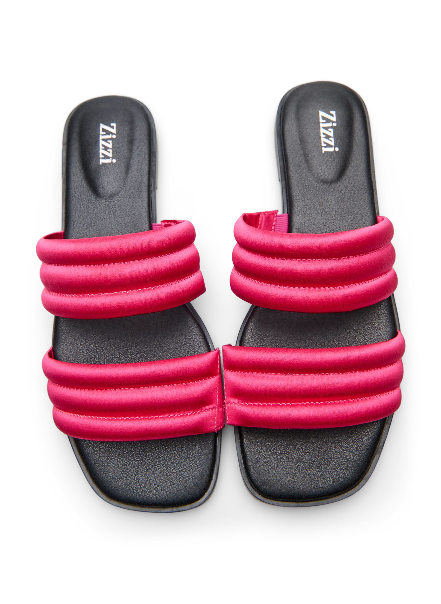 Zizzi Sandal med polstrede stropper, Rosa, Packshot image number 2