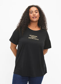 FLASH - T-skjorte med motiv, Black Lips, Model