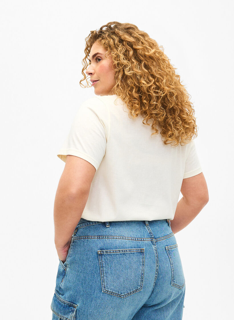 T-skjorte i bomull med tekst, Antique W. Alabama, Model image number 1