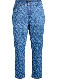 Mille-jeans med teksturert mønster, B.D. ZigZag