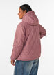 Lett vattert jakke med diamantquilt, Rosa, Model image number 2