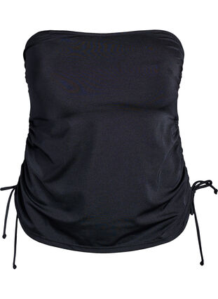 Zizzi Tankini med avtagbare skåler og justerbare sider, Svart, Packshot image number 5